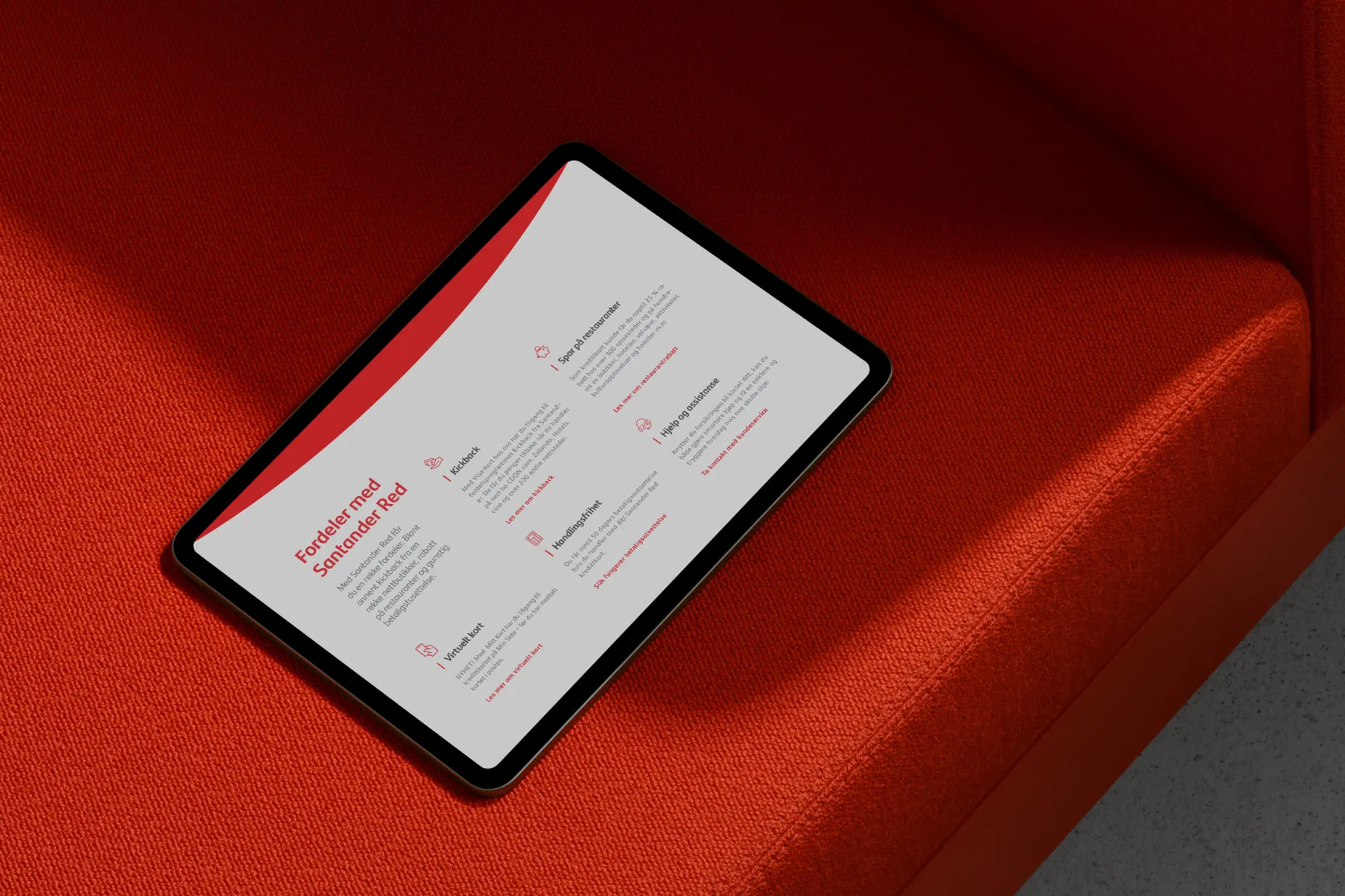 KIND Santander bank website