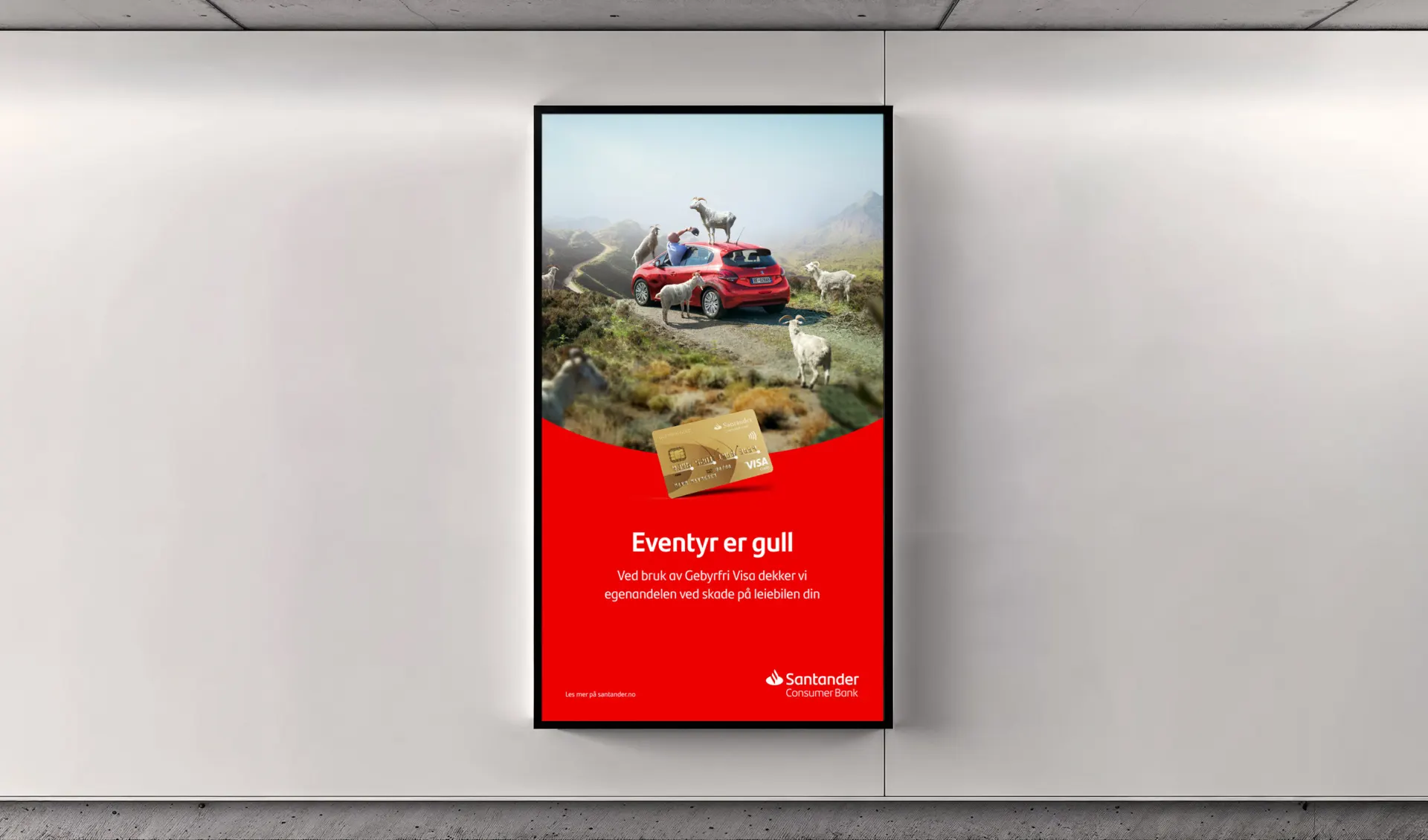 KIND Santander bank poster hverdagsverdi 2